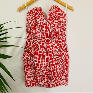 ARK & CO STRAPLESS DRESS